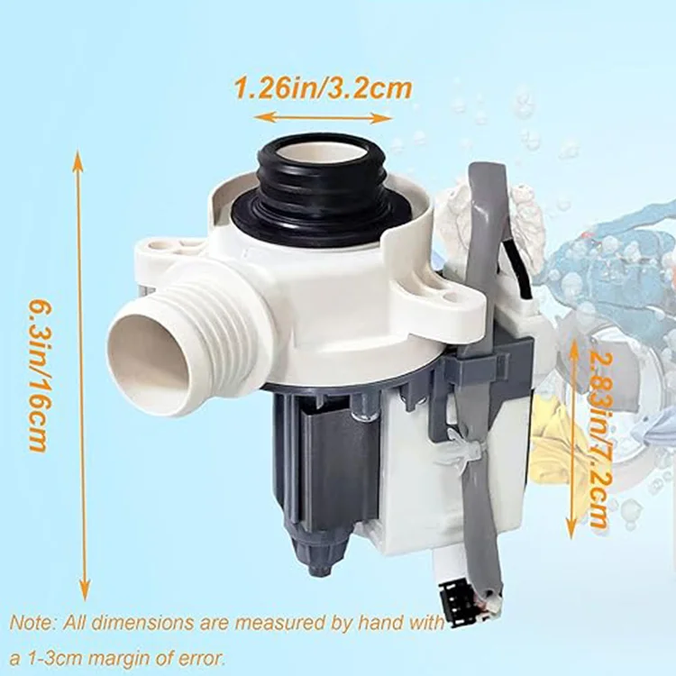 OEM WH23X24178 WH23X27574 WH23X28418 B40-3A01 Upgrade Washing Machine Parts Drainage Drain Pump