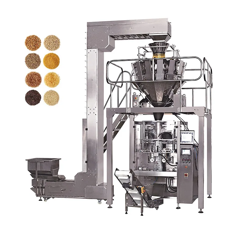 Автоматические весы для наполнения гранул мешок для сбора мелких зерен упаковочная машина