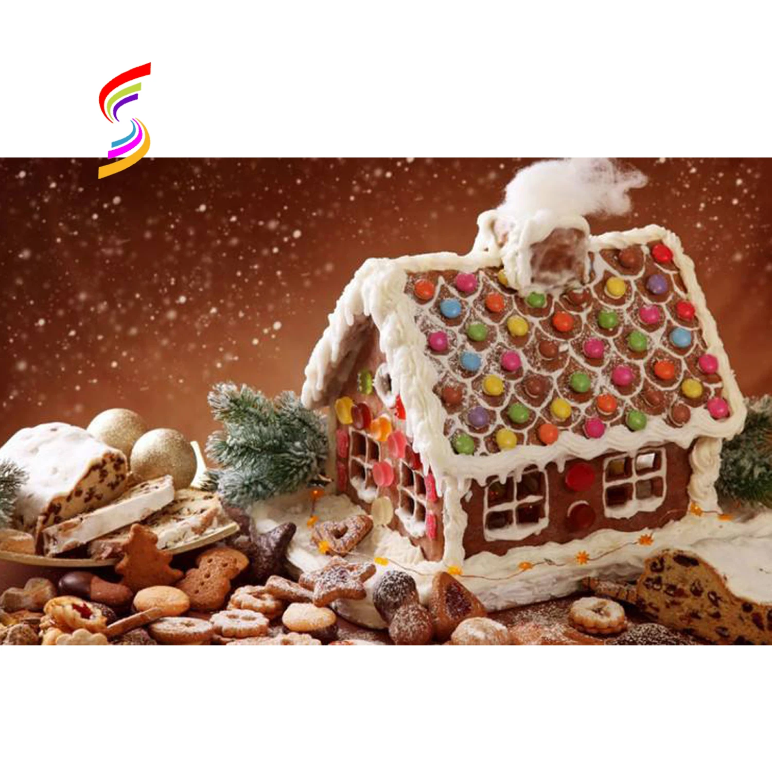 DIY Gingerbread Village House Decorating Kit