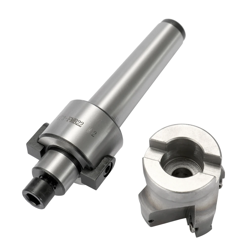 Metal Accuracy Turning Machine Tool MT3-FMB22 Holder Face Mill Arbor 10PCS Carbide Insets Turning Tool