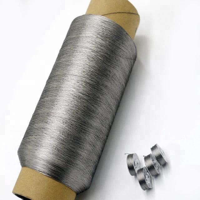 100*3 sew thread 100% High Temperature Resistance Sew Thread Stainless Steel Conductive Fiber Yarn