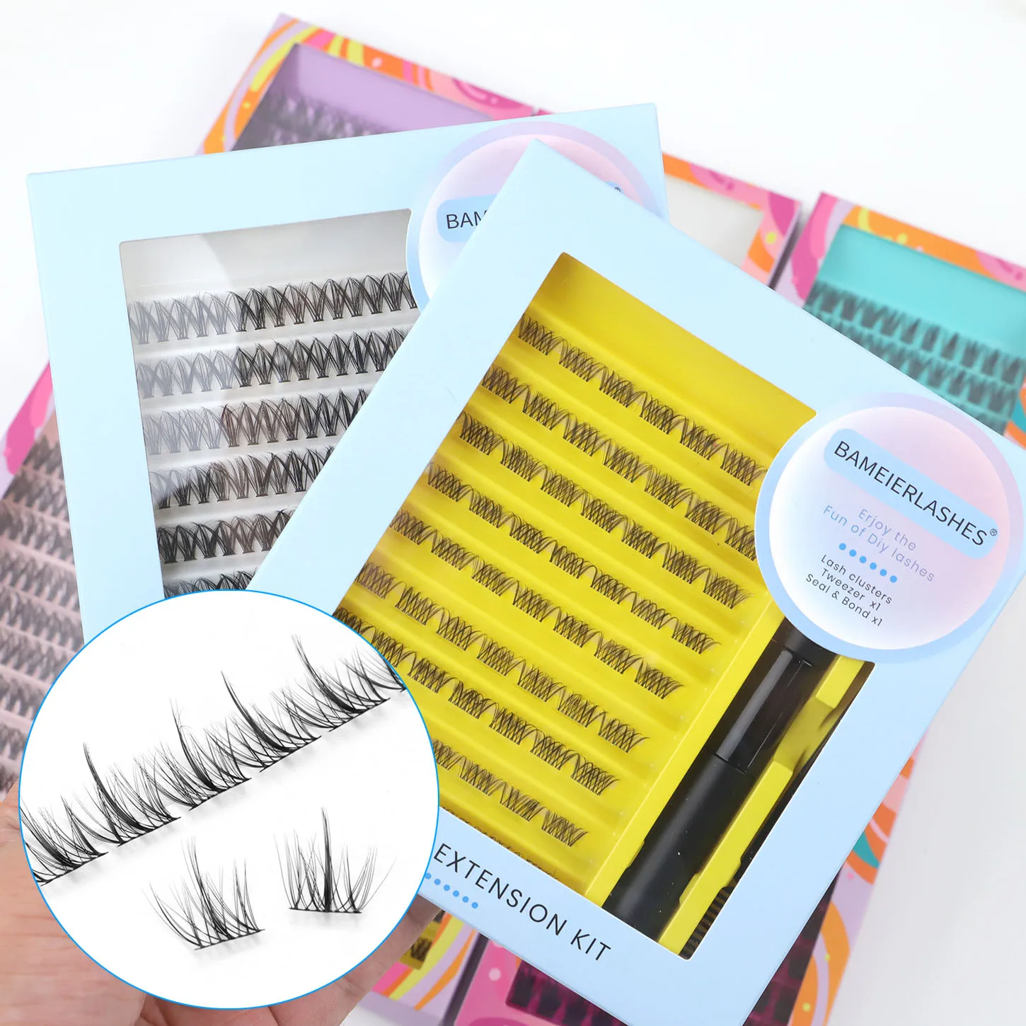 Factory Price Best Quality L Curl Diy Lashes Spikes Diy Eyelash Extension Pre Mapped Lashes