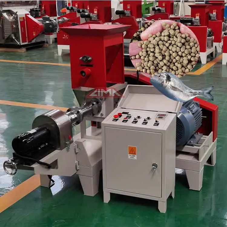 LM40 Catfish Cat Dog Feed Pellet Making Machine 50kg/H Fish Farm Beginner Use Automatic Small Floating Fish Feed Making Extruder