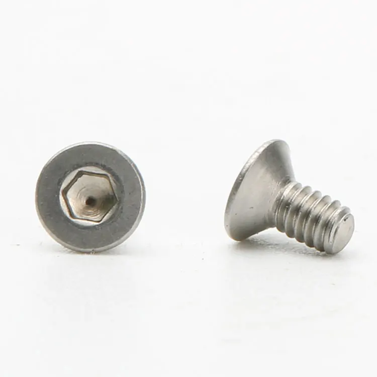 M3*8 Din 7991 Stainless Steel Tornillos M8 Rosca Corrida Cabeza Hexagonal Machine Allen Screws