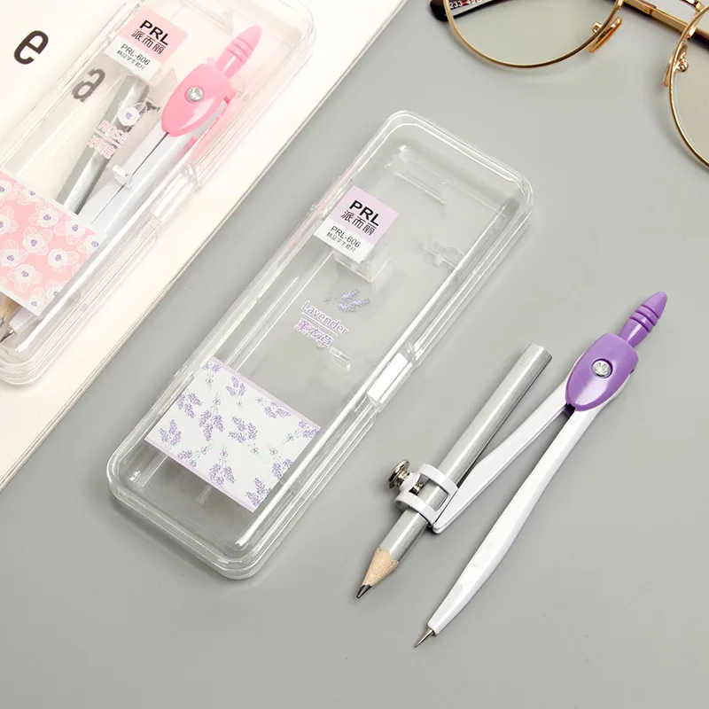 Компас 3 шт./компл., треугольный транспортир для рисования, математическая линейка, компасы, набор для студентов, школьные принадлежности