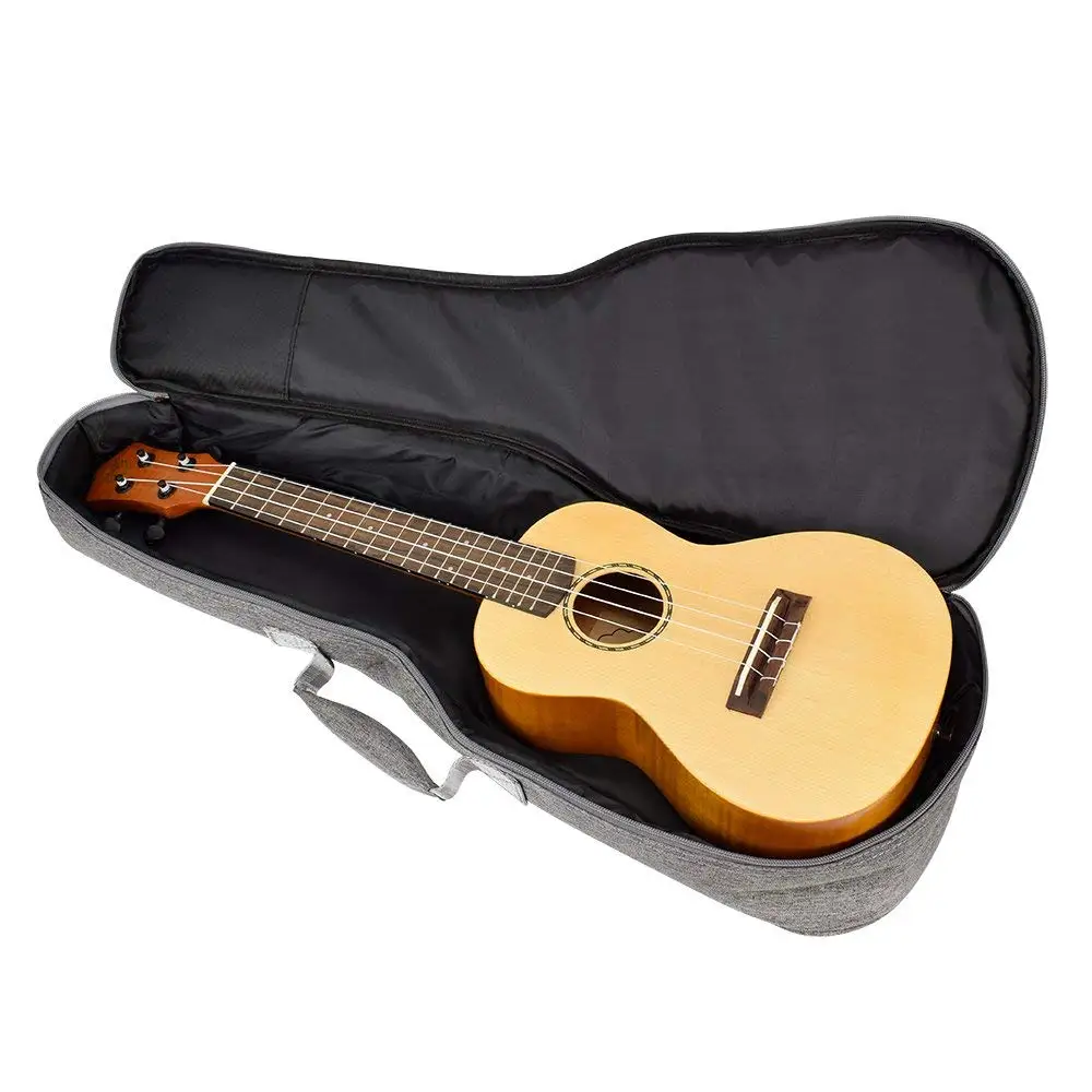 Wholesale Nice shaped instrument bag padded Ukulele bag Ukulele Protective Carrying Case