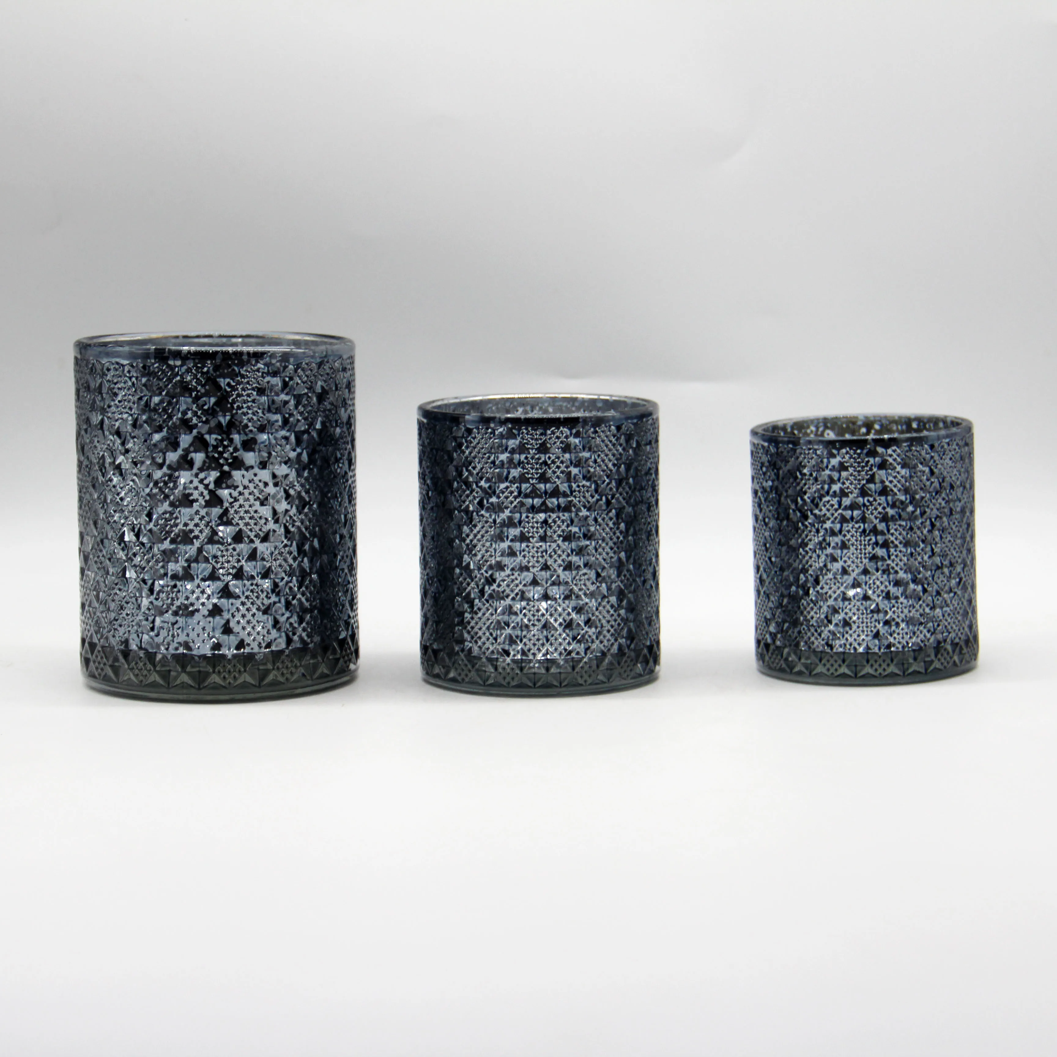 wholesale candle jars black glass candle jars for making candles