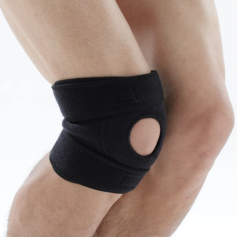 Open patella knee pad diving material mesh OK cloth breathable and wear-resistant outdoor sporting goods