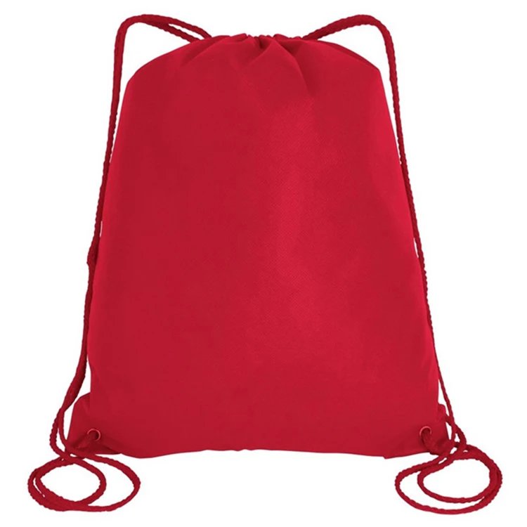 High Quality  210 Denier  polyester  large drawstring bag