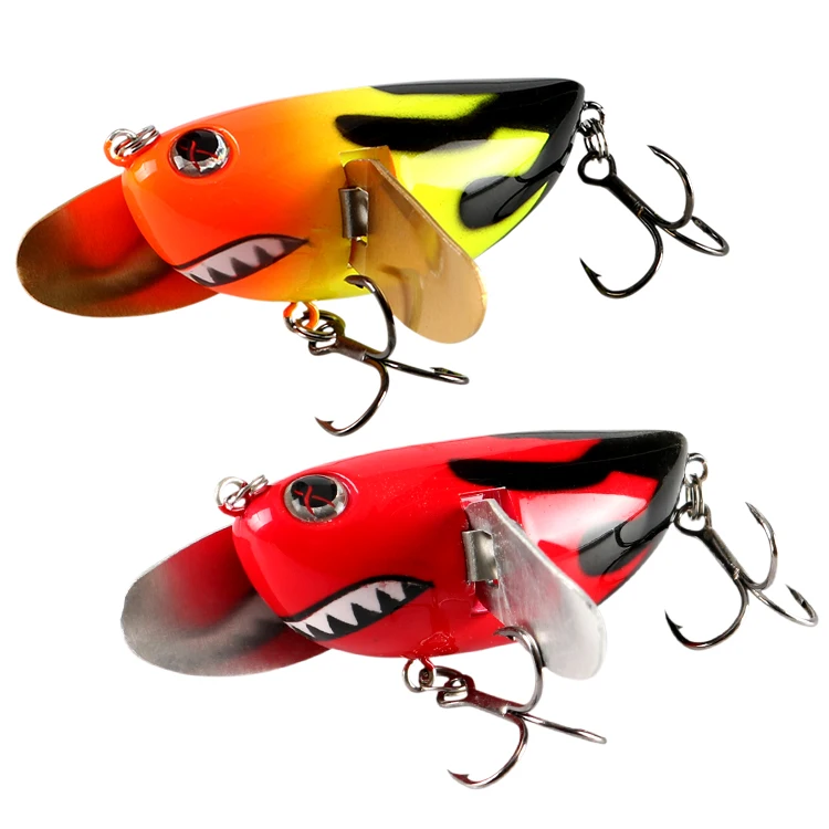 YH122 Bee-shaped Lures Carbon Steel Treble Hooks Bee Lure 6cm/12.5g Insect Bait Hard Bait Popper
