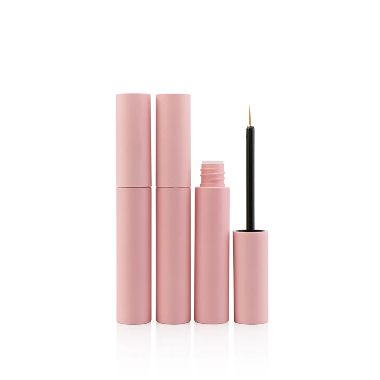 3ml 5g 8ml pink round plastic eye liner bottle tube empty liquid eyeliner tube for cosmetic container