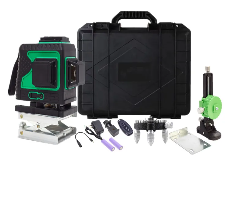 3d Laser Nivel  Machine  12 Self-Leveling 360 Green  Rotary Laser Levels