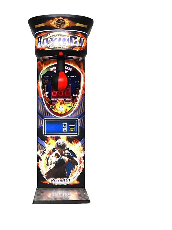 Hot Sale Newest Coin-Operated Boxing Arcade Machine Sport Style Punching machines boxing for entertainment center
