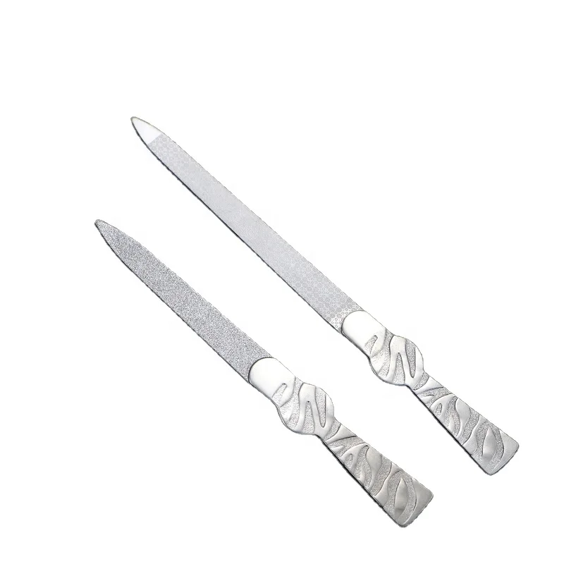 Beauty salon special high-quality manicure tool double-sided fast polishing nail surface stainless steel nail file