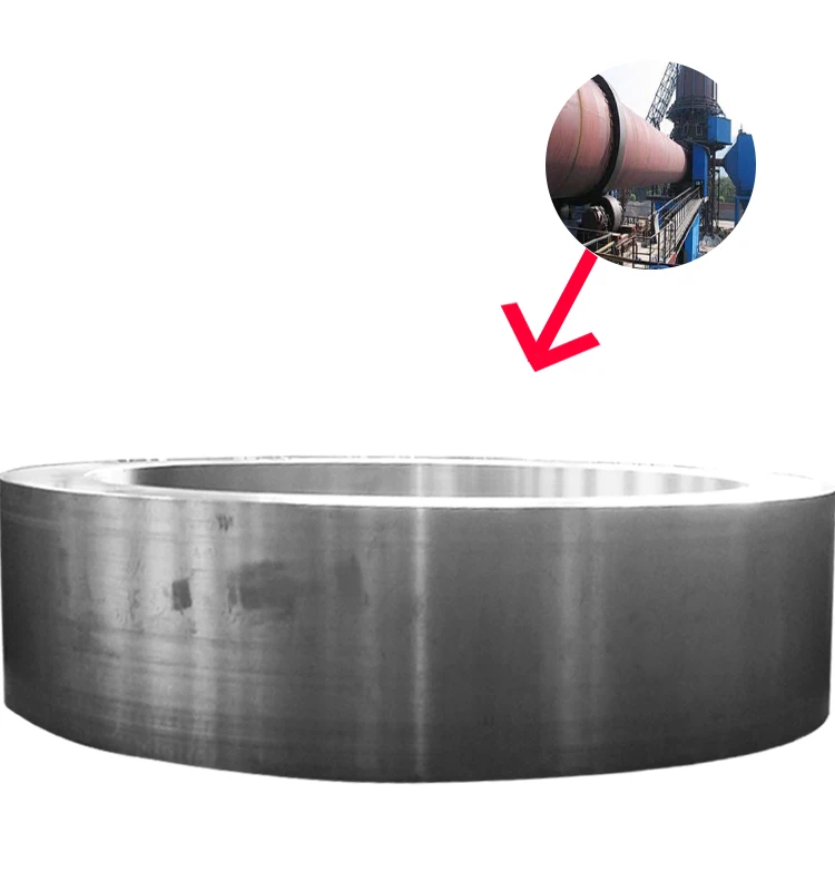 Oem Large Rotary Dryer Tyre / Rotary Dryer Riding Ring 42crmo Alloy Steel Large Casting Rotary Kiln Tyre