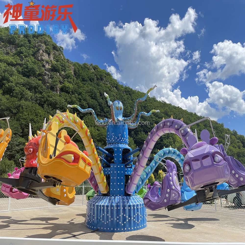 Amusement park carnival octopus attraction big rotary octopus ride manufacturer