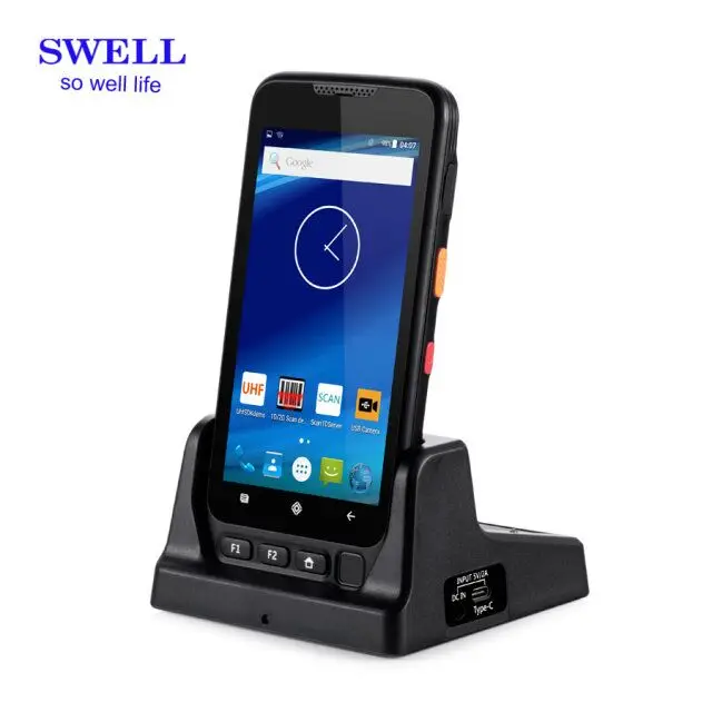 IP67 Android12 pda high capacity battery feature 2D barcode scanner handheld trigger 4G LTE rugged smart phone