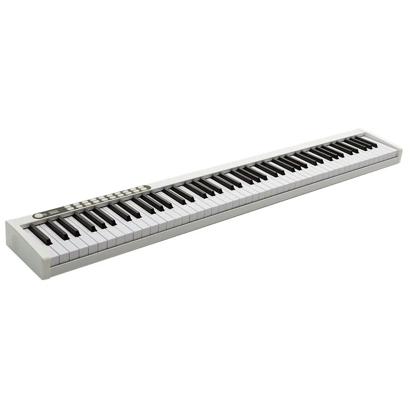 Portable Piano 88 Key Electronic Piano Thickened Hand Roll Folding Electronic Piano Bluetooth MIDI Keyboard Bluetooth Charging