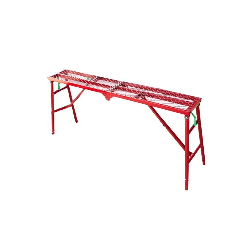 Portable Scissor Lift Folding Horse Stool Hand-Actuated Engineering Ladder Retail Home Use Machinery Repair Shops New Decoration