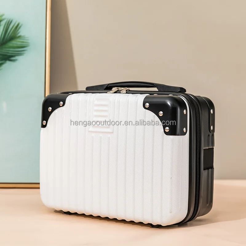Popular Makeup Boxes Professional Beauty Organizer Case ABS Cosmetic Storage Small Suitcase
