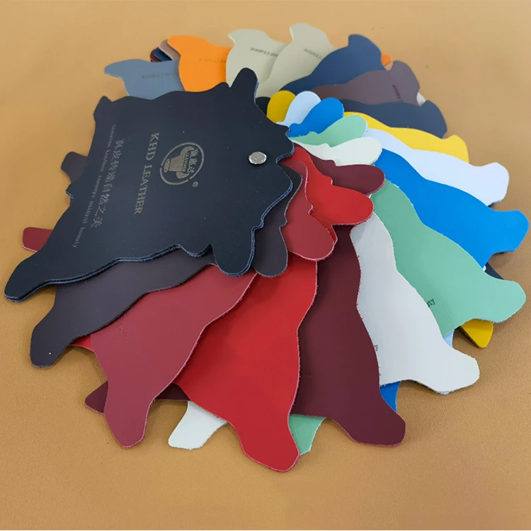 Vegan Cowhide Genuine Leather Soft Waterproof Textile Material Authentic Leather Product