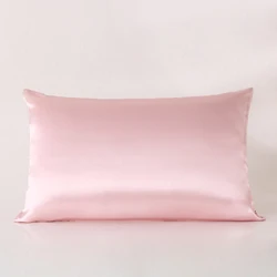 Custom 22 momm 100% pure mulberry silk pillowcase cover silk pillow case with zipper