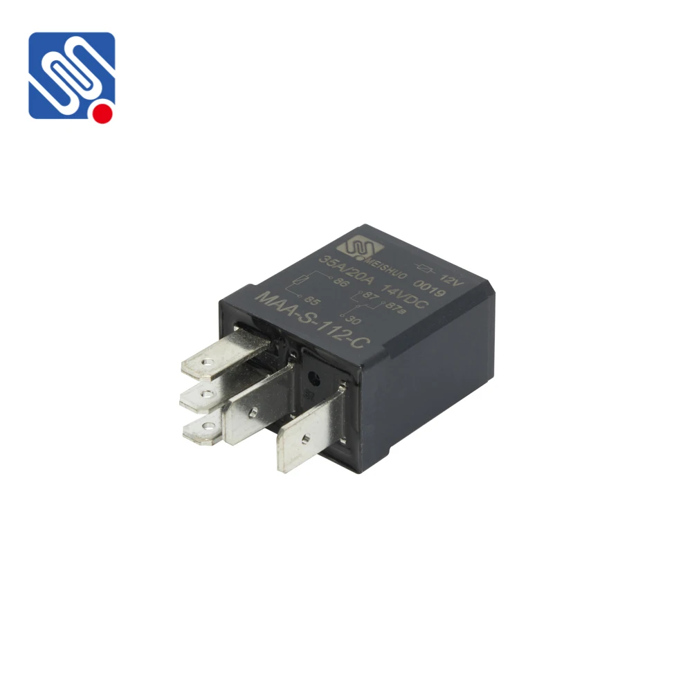 Meishuo MAA-S-112-C High Quality 5 pin 12v relay 35a 14vdc automotive relay