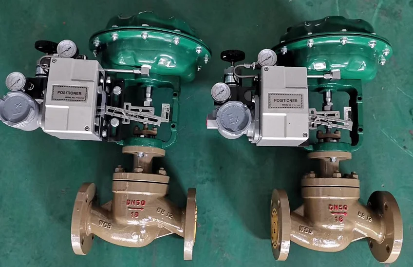 COVNA Control valves pneumatic diaphragm control globe type valve for power plant and dairy pasteurizer