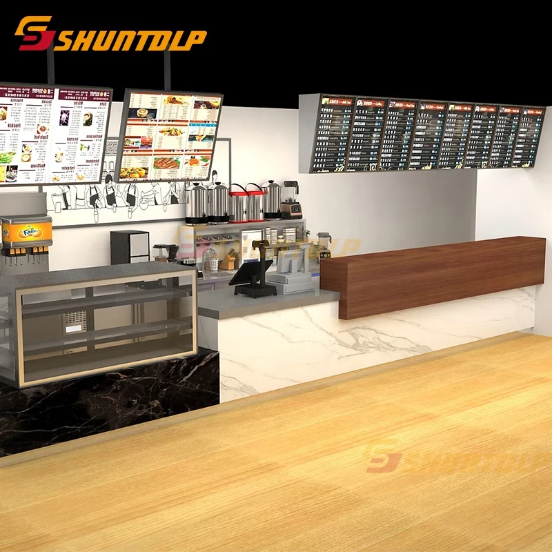 Luxury Commercial Salad Bar  Display Refrigerator buffet cooler modern hotel sushi buffet counter equipment design