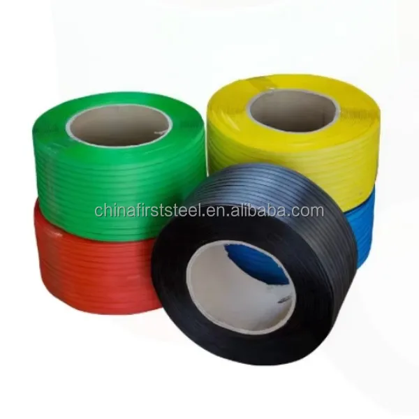 Customizable Polypropylene Belt Multiple Colors packing 3/4 5/8 green plastic pp band strapping