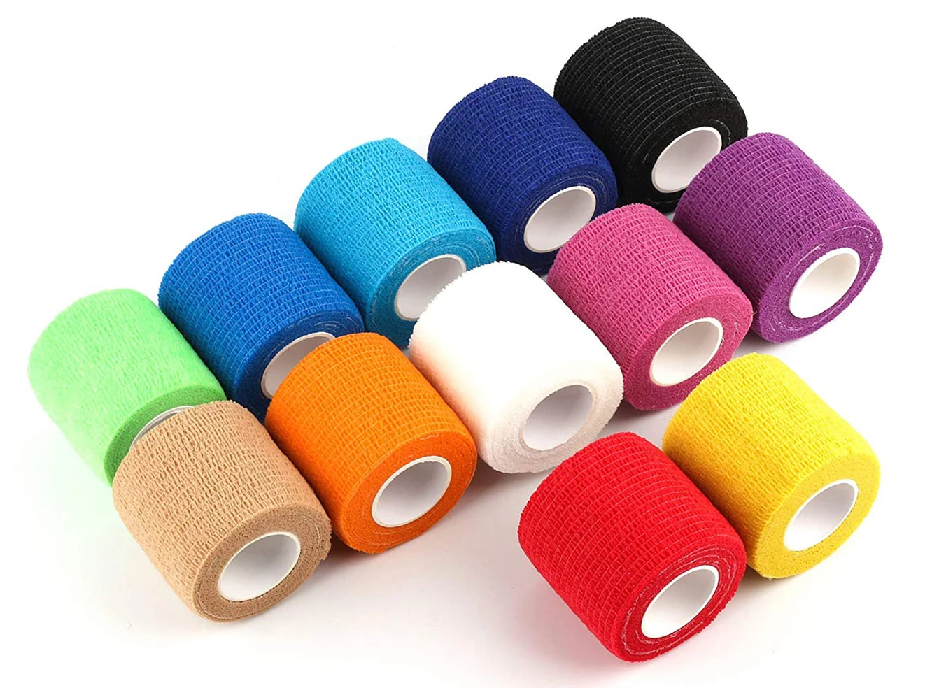 High Quality 2023 Latest medical concumables elastic fiber knuckle sensi wrap self-adhesive cohesive bandage