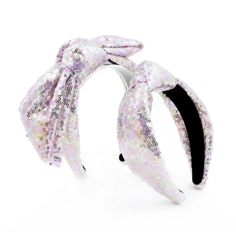 sequin fabric women fashion bow tie Various designs luxury crystal bow tie polyester bow tie for women