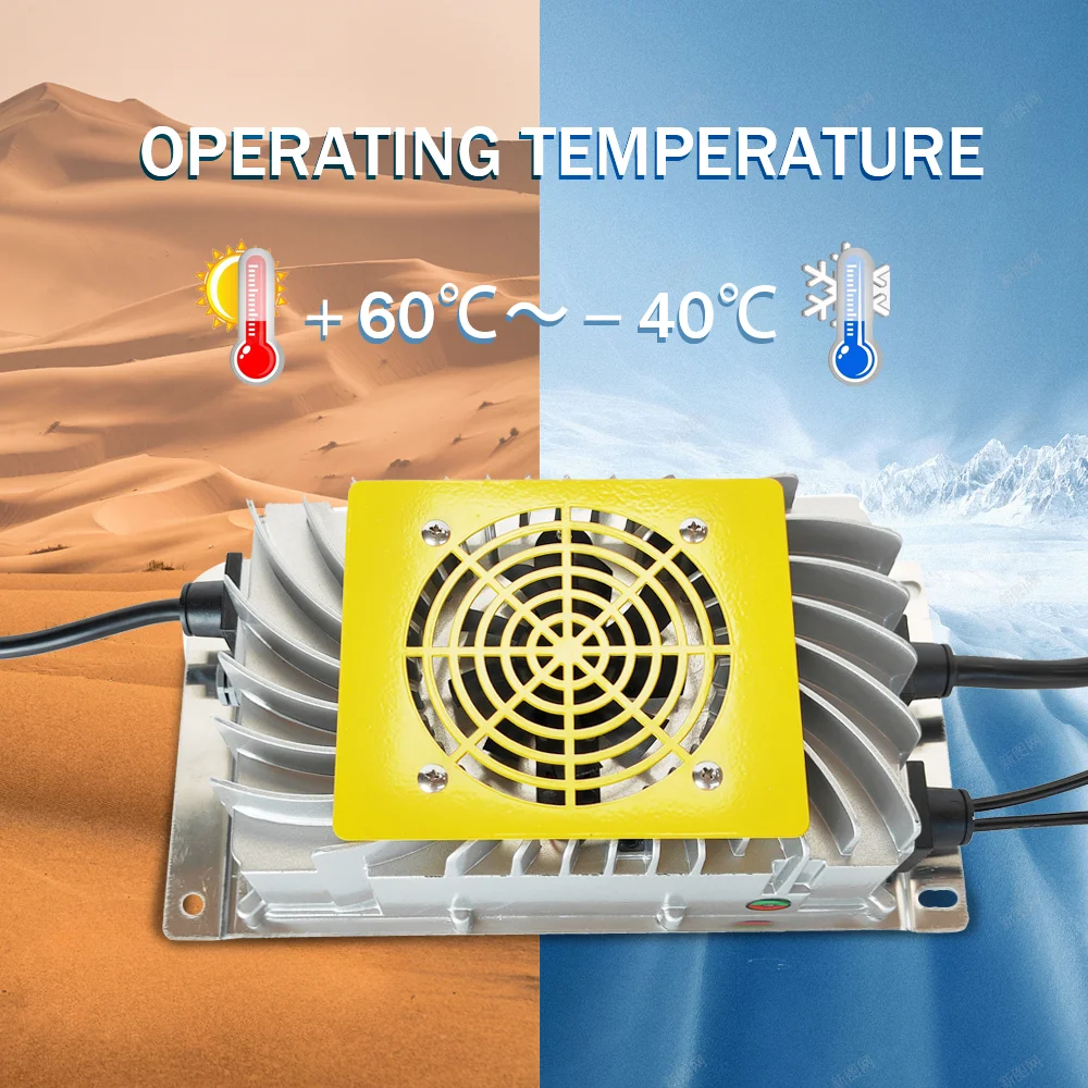 Electric Scooter Motorcycle Wheelchair E Rickshaw Tricycle Bicycle Ebike Boat Marine Smart Battery Charger with CAN BUS