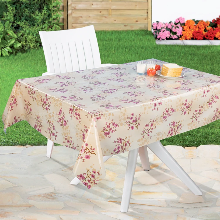 Высококачественная Толстая прозрачная скатерть из ПВХ и атласа с принтом на заказ