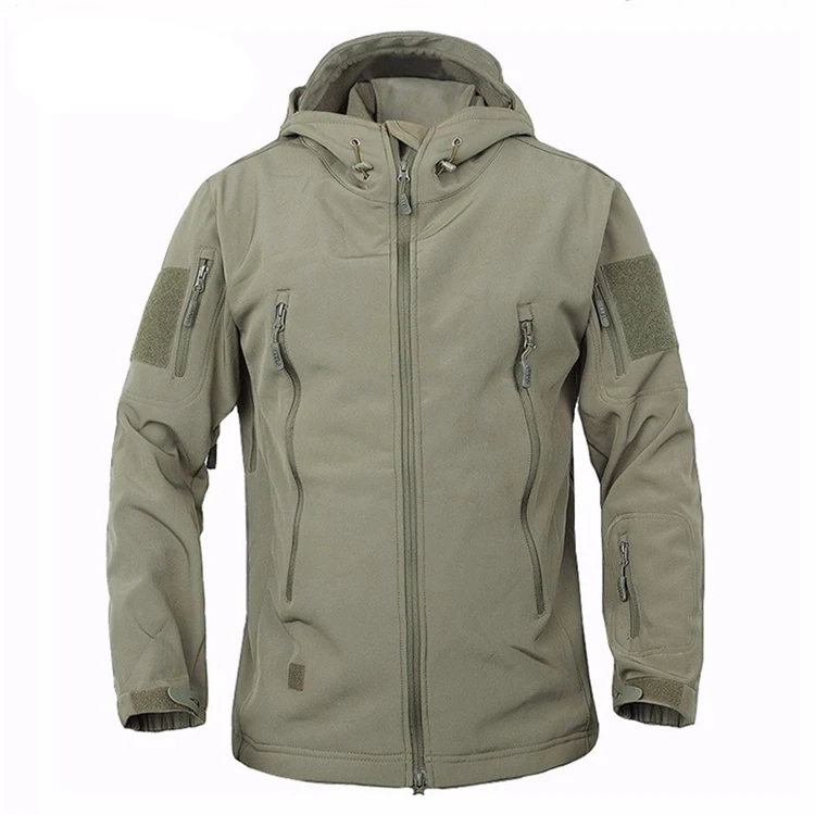 Topgear New Hot Sale Wholesale High Quality Hooded Zipper Camouflage Jacket for Men Waterproof Stand Hunting Print Pattern S-3XL