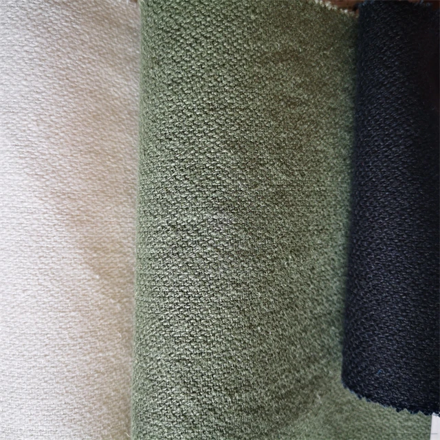New products Eco-friendly heavy fabric 55% hemp 45% cotton woven fabric for home sofa bag and cloth