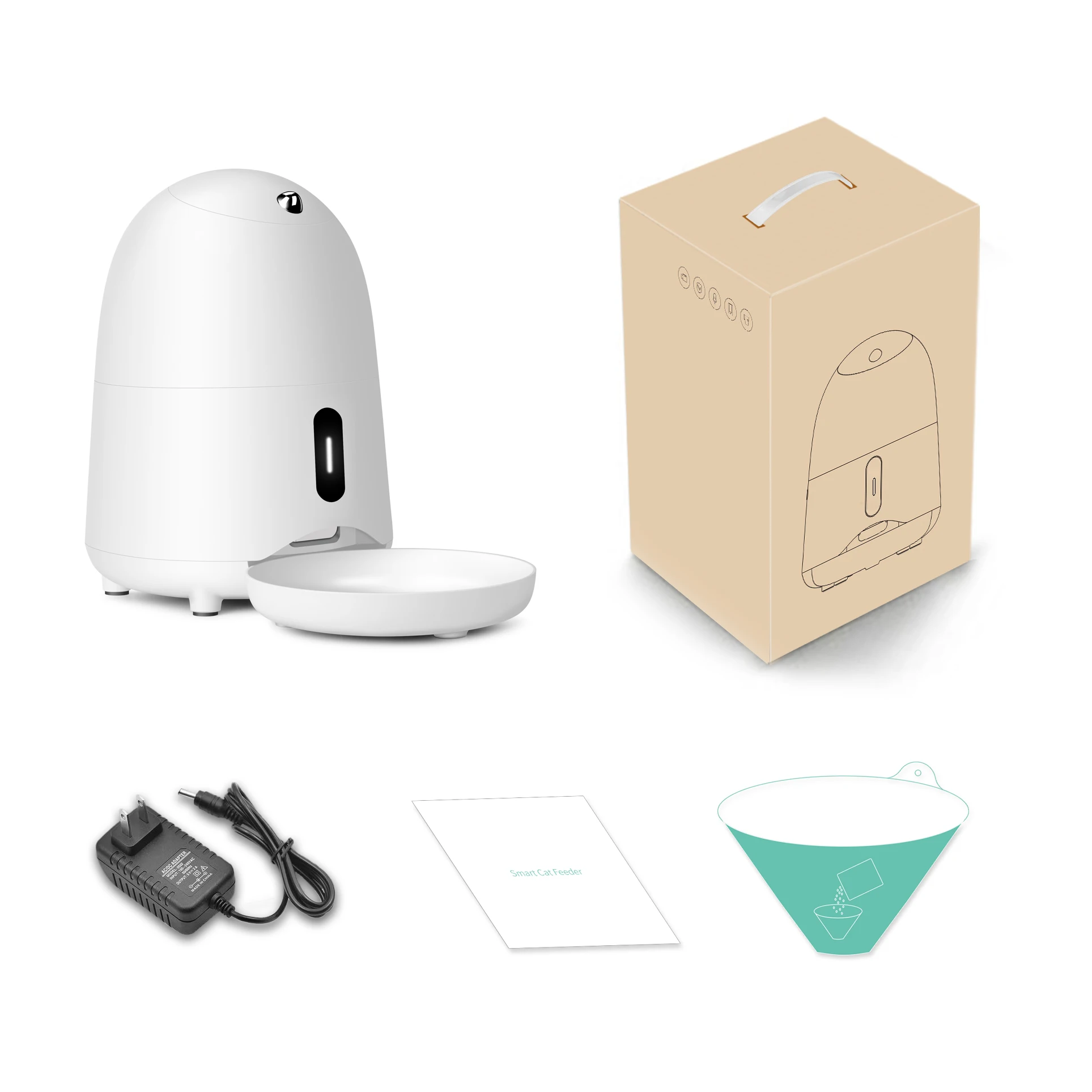 Ccpet OEM ODM Factory 2L 4L 6L Remote Control Wifi Automatic Dog Cat Automatic Pet Feeder