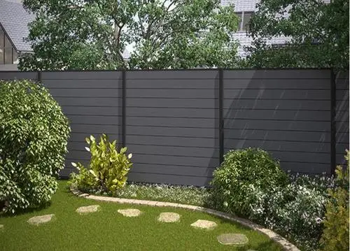 Fence Gate Like Wood Waterproof Outdoor Wood Plastic Composite Wpc Fence Panel Boards Latest Durable Composite Fencing Deck