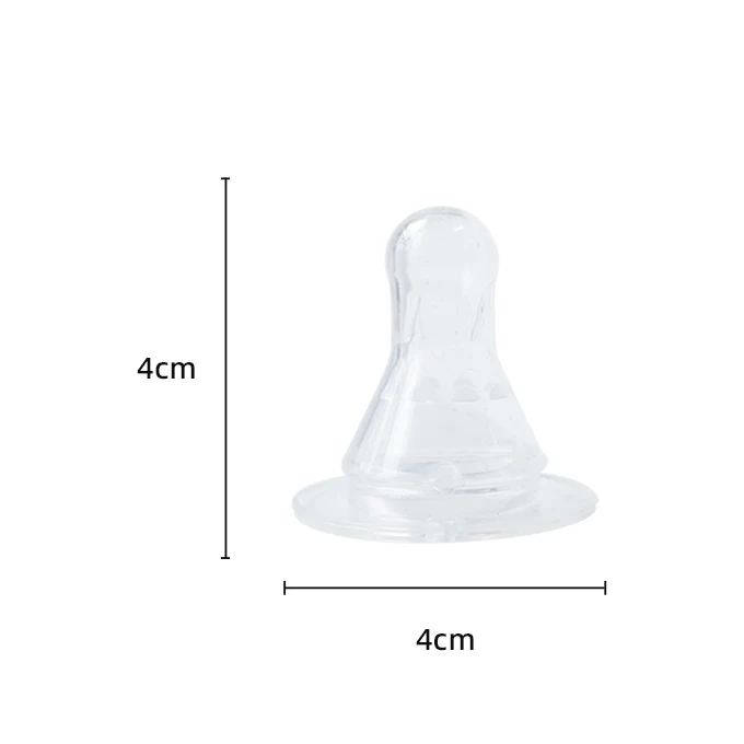 OEM Standard Mouth elastic food grade silicone baby nipple transparent soft milk bottle nipple manufacturers