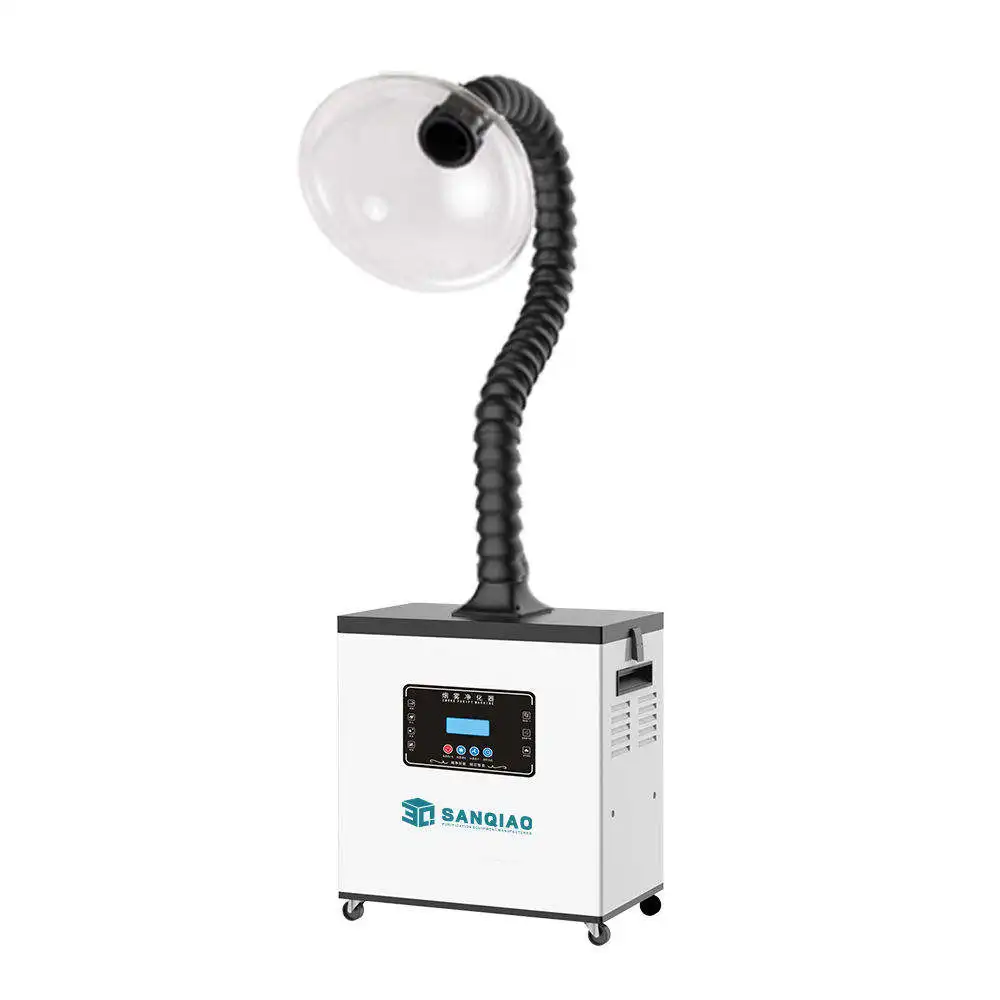 Extractor machine 300W Air flow fume extractor portable cleaner nail dust collector smoke evacuator HEPA Filter