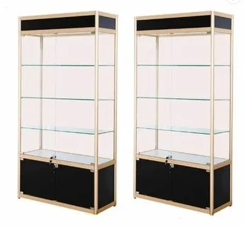 Cabinets aluminum frame glass machine tempered glass cabinet glass display food cabinet