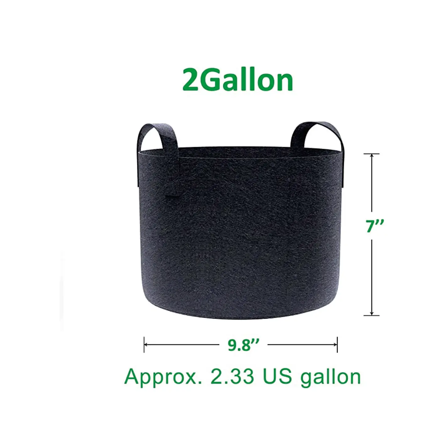 1 3 5 7 10 15 20 25 30 35 50 Gallon Felt Plant Grow Bags felt plant barrel Thickened Garden Non Woven Felt Flower Pot