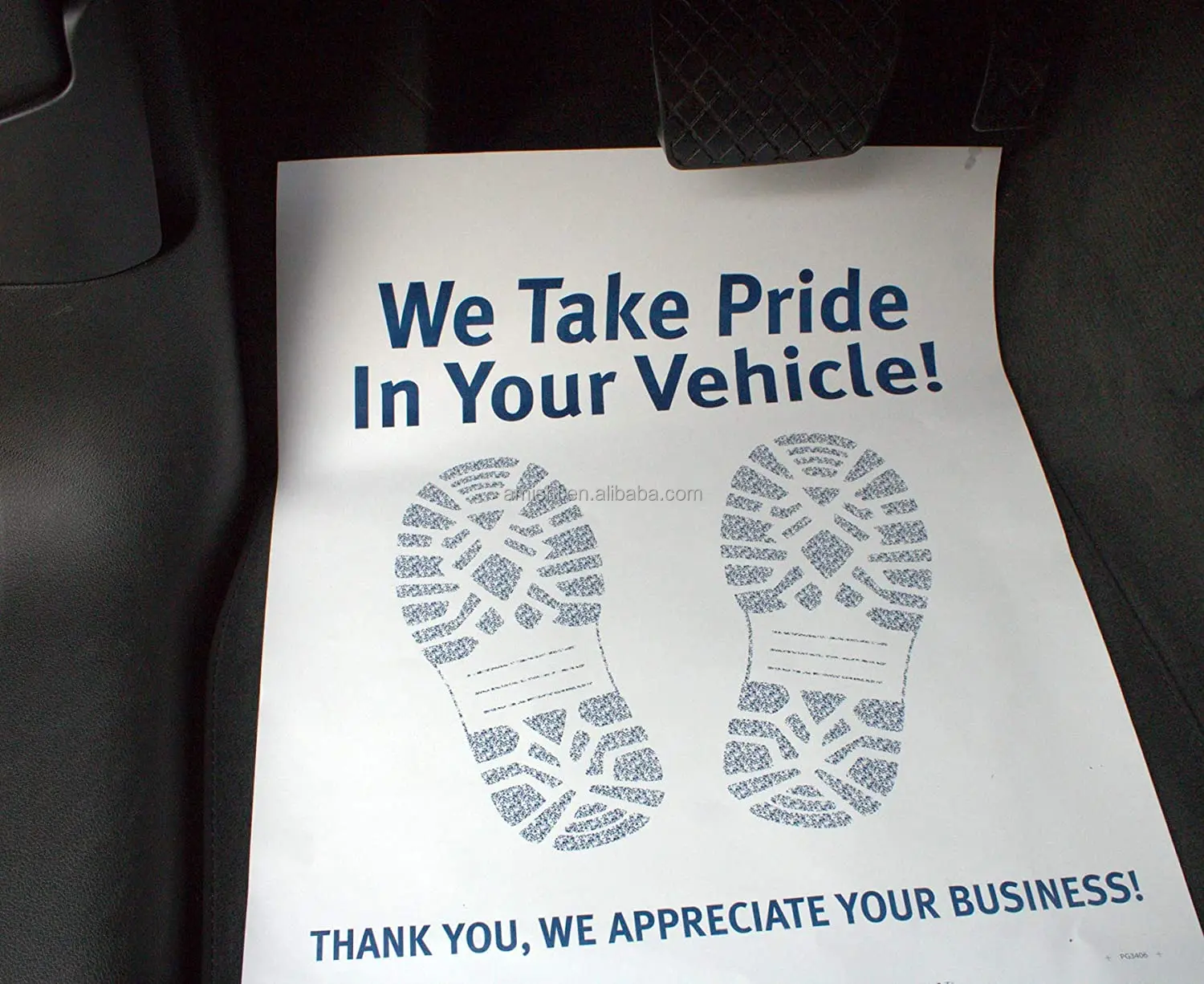  Wholesale Paper Car Floor Mats Custom Disposable Mat For Universal Kraft