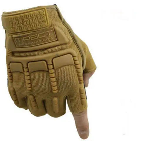 Cheap Price Hard knuckle black half finger motorcycle winter tactical gloves fingerless safety work tactical gloves