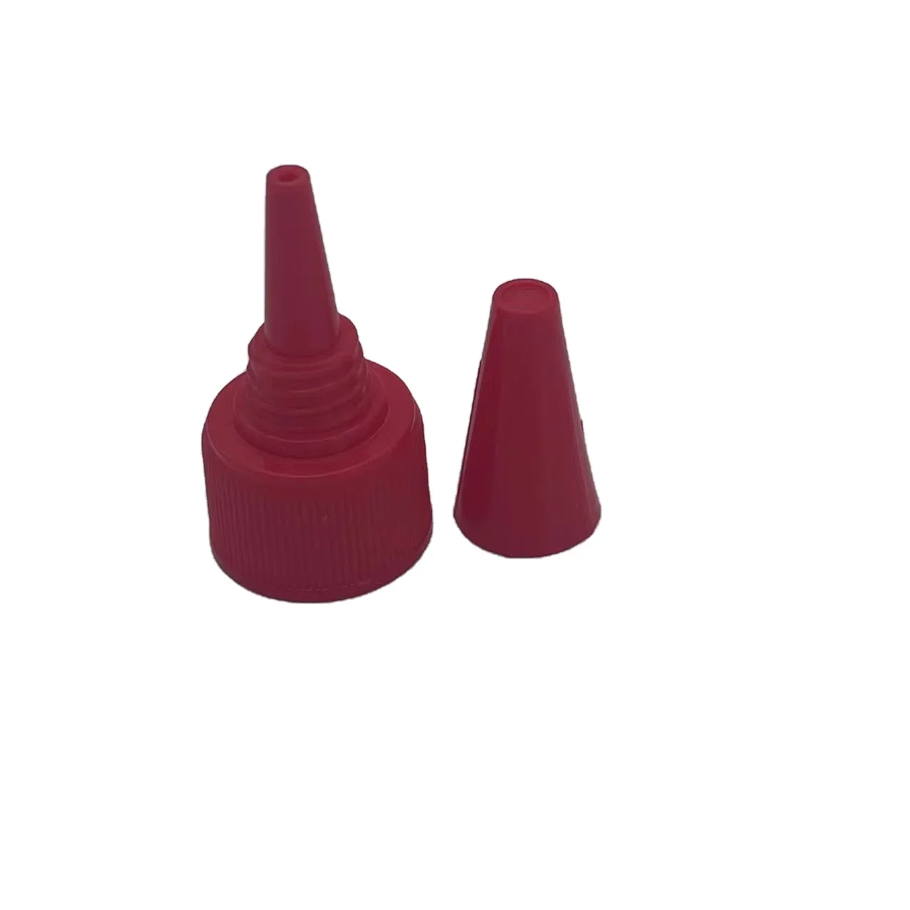 Custom color 28/410 tip cap Plastic 28mm twist cap tip 28/410 twist off screw cap