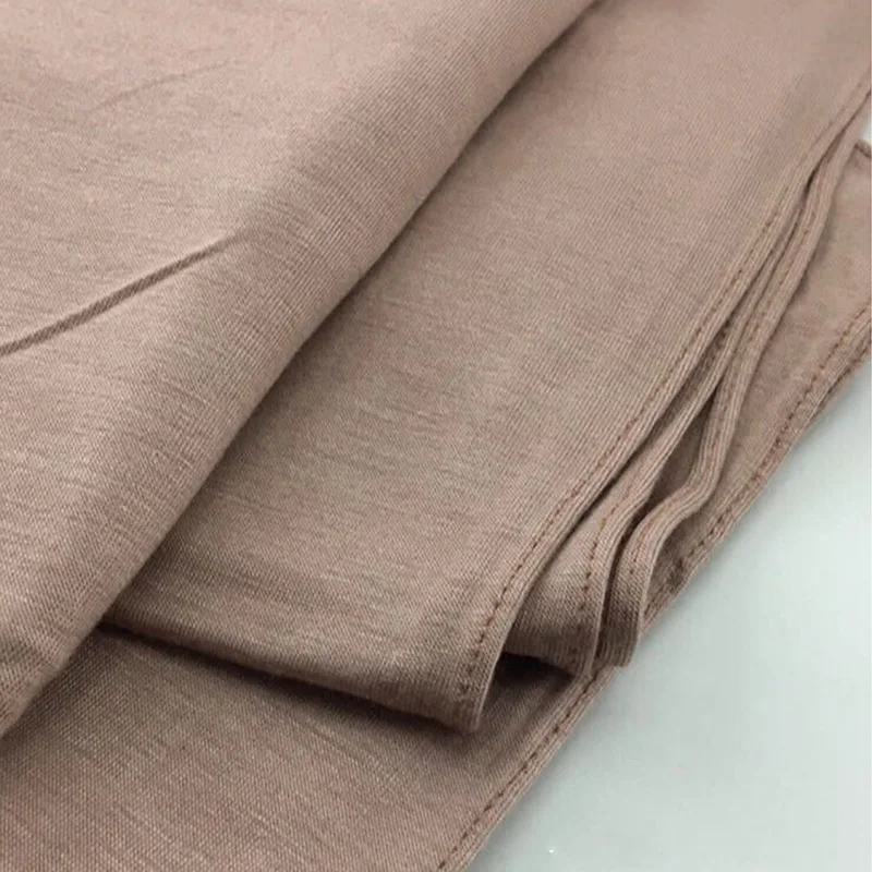 
Muslim Long scarf elastic material strech wrap shawl cotton modal dubai jersey cotton hijab 