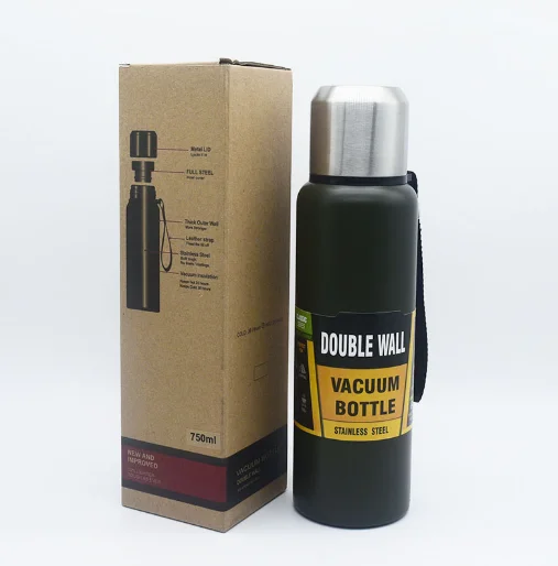 HDT Russia 500ml custom portable termos drinking food water bottle sport travel  stainless steel vacuum flask insulated tumbler