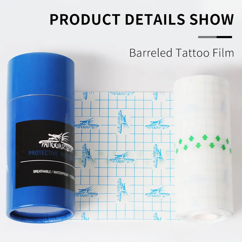 Wholesale 10m Protective Breathable Tattoo Film Initial Healing Tattoo Supplies Tattoo Repair Stickers