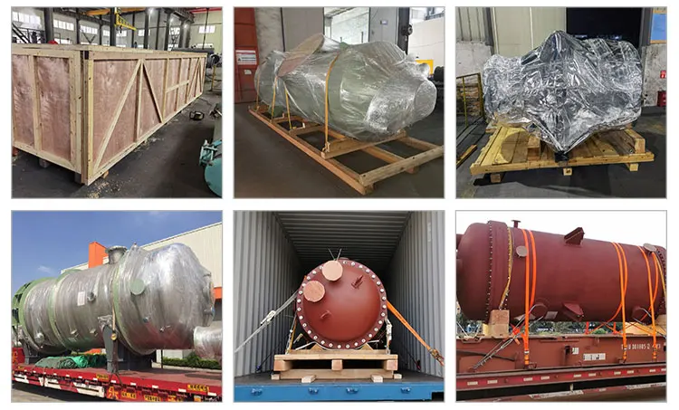 30ton Acetic acid condenser Graphite Tubular Heat Exchanger For Chemical factory