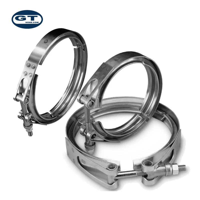 BB5 Custom Stainless steel  V band exhaust hose clamp